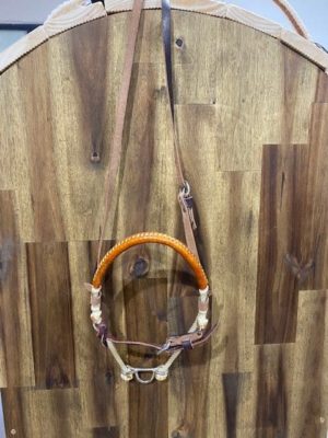 Leather Covered Tie Down Noseband
