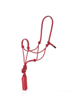 ROPE HALTER AND LEAD – RED