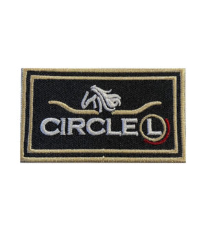 Circle L Hat Badges – White & Cream