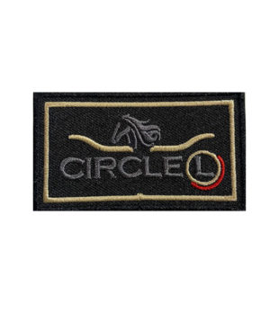 Circle L Hat Badge – Charcoal & Cream