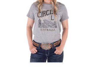 Ladies Grey Cactus T-shirt