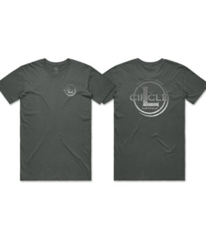 Circle L Mens Charcoal Logo T-Shirt