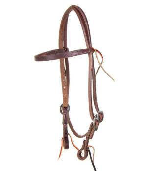 Oiled Double Buckle Bridle