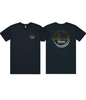 Circle L Mens Indigo Logo T-Shirt