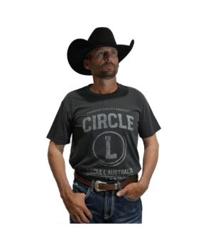 Circle L Mens Trademark T-shirt – Charcoal