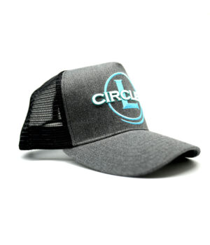 NEW RELEASE – Circle L Blue & Grey Embroidered High Profile Trucker Cap