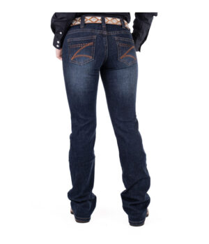 CIRCLE L DENIM – ‘JADE’ Bootcut Mid Rise Ladies Jeans