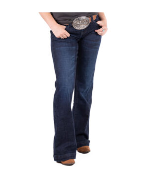 CIRCLE L DENIM – ‘MENDEZ’ Ladies Mid Rise Trouser Jeans