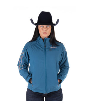 LADIES SOFT SHELL JACKET – TEAL