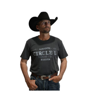 Circle L Mens Authentic T-Shirt – Charcoal