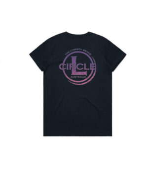 NEW RELEASE – Circle L Ladies Logo T-Shirt Pink/Purple