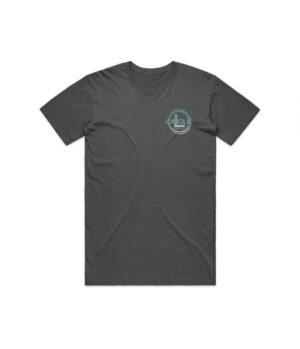 NEW RELEASE – Circle L Mens Logo T-Shirt Grey/Teal