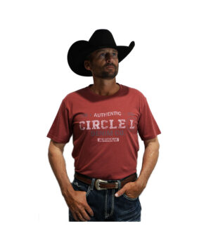 Circle L Mens Authentic T-Shirt – Rust