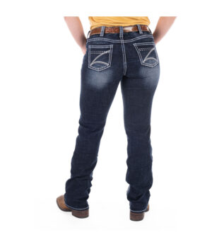 CIRCLE L DENIM – ‘JEWEL’ Bootcut Mid Rise Ladies Jeans