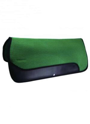 GREEN PERFORATED WESTERN SADDLE PAD