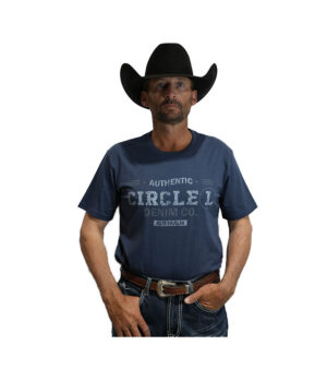 Circle L Mens Authentic T-Shirt – Navy