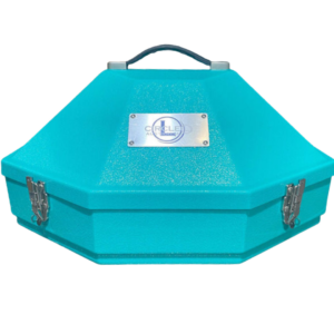 Circle L Turquoise Plastic Hat Carrier