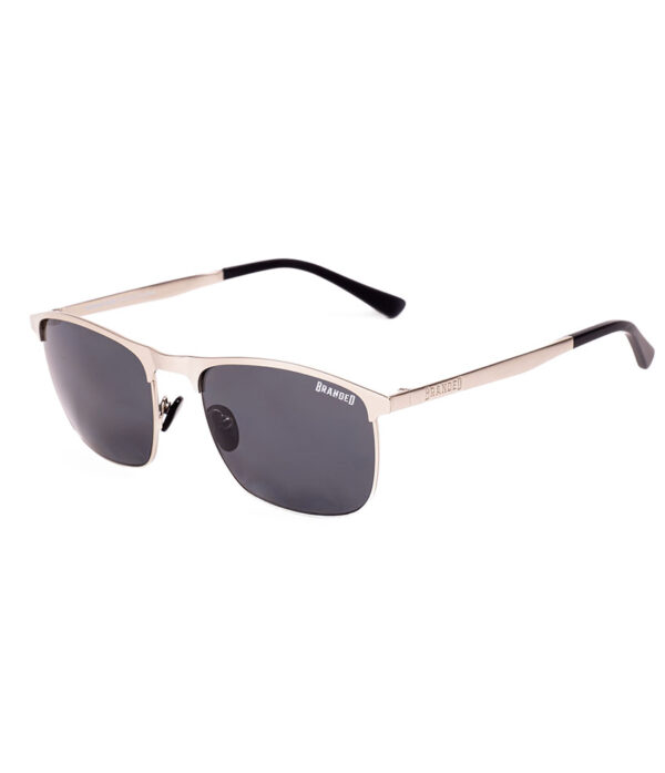 Branded Vision - Eclipse Matte Silver Sunglasses
