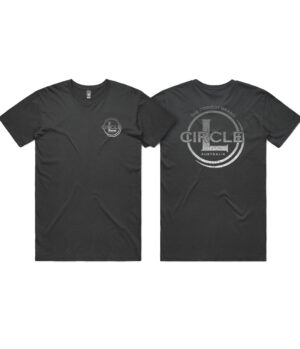 Circle L Mens Charcoal Logo T-Shirt