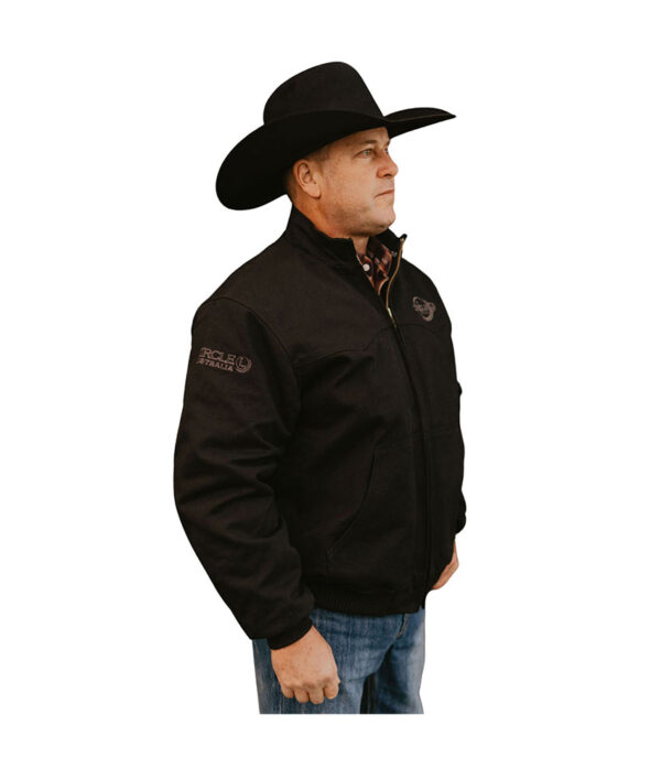 black canvas heavy jacket