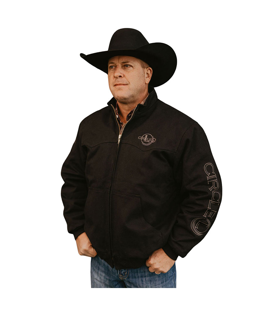 black canvas heavy jacket