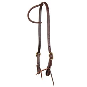 ONE EAR DOUBLE STITCHED BRIDLE