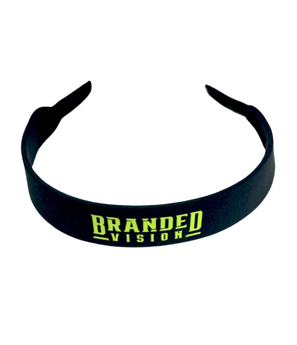 Sunglasses Strap - Neoprene Black & Lime