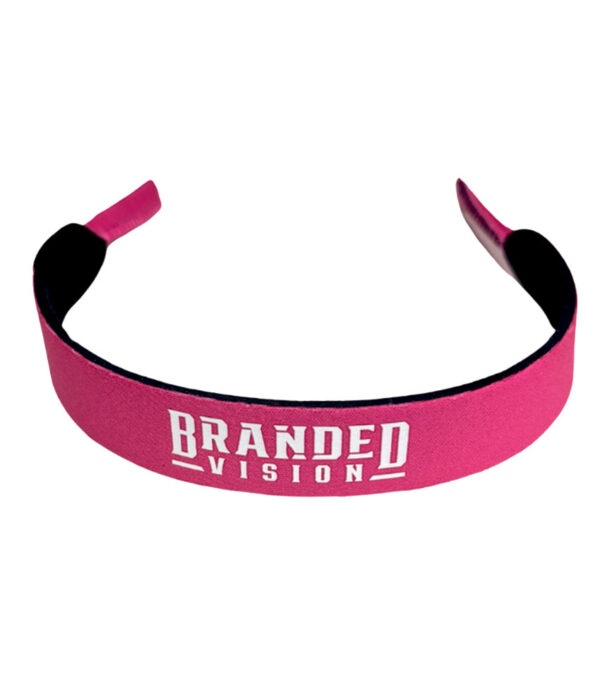 Sunglasses Strap - Neoprene Pink & White