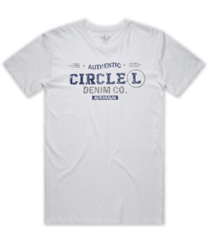 Circle L Mens Authentic T-Shirt White