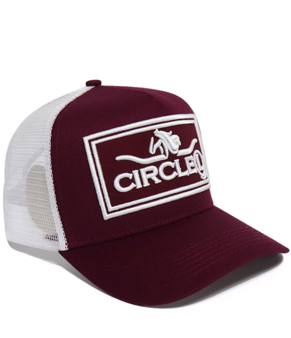 Circle L Maroon & White Cap