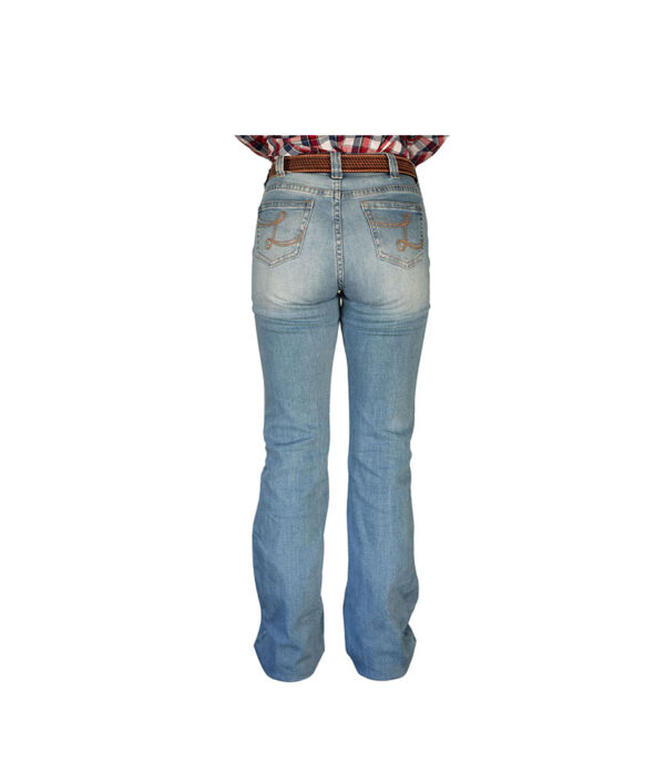 CIRCLE L DENIM - Summer High Rise Ladies Trouser Jeans - Image 2