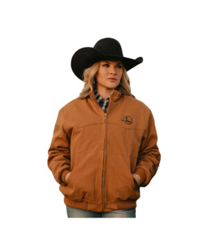 Circle L Tan Canvas Collared Jacket